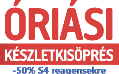 Óriási készletkisöprés! – S4 reagensek 50% kedvezménnyel MT szomatikussejt vizsgálóhoz!